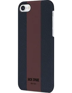Etui Jack Spade Stripe Case Navy dla Apple iPhone 7/8/SE 2020 - Etui i futerały do telefonów - miniaturka - grafika 1