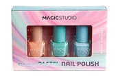 Zestawy do manicure i pedicure - Magic Studio, Sweet Pastel, Zestaw Lakierów Do Paznokci, 3 Szt. - miniaturka - grafika 1