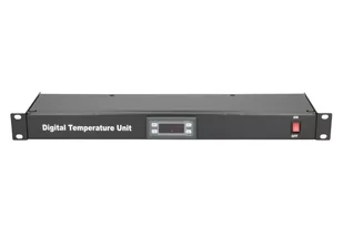 Extralink Termostat do szaf rack 19&quot; 1U czarny - Akcesoria do szaf serwerowych - miniaturka - grafika 1