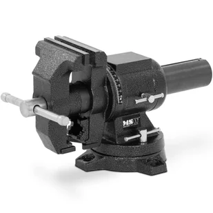 Imadło stołowe warsztatowe z żeliwa rozstaw 125 mm szer. 125 mm - Prasy - miniaturka - grafika 2