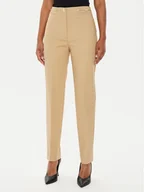 Spodnie damskie - Marciano Guess Spodnie materiałowe Alice 4YGB09 7124A Beżowy Regular Fit - miniaturka - grafika 1