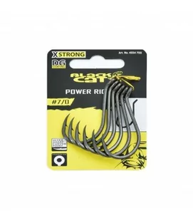 Haki sumowe Power Rig Dg Coating 7/0 6szt BlackCat - Inne akcesoria dla wędkarzy - miniaturka - grafika 1