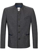 Marynarki męskie - Stockerpoint Męska marynarka Samuel klasyczna, szaro-niebieski, 44 - miniaturka - grafika 1