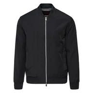 Kurtki męskie - Męska Kurtka przejściowa GUESS TECH STRETCH BOMBER JACKET M4RL02WFVY2-JBLK – Czarny - miniaturka - grafika 1
