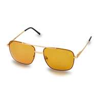 Okulary przeciwsłoneczne - Okulary Hyperlight Eyewear, model Aviator, czerwone - miniaturka - grafika 1