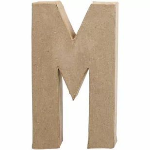 Creativ Company AS Creativ Company, duża litera "M", Papier Mache, 20,5 cm - Dekoracje domu - miniaturka - grafika 1