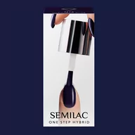 Kosmetyki do stylizacji włosów - Semilac One Step Hybrid lakier hybrydowy 5ml S890 Midnight Blue - miniaturka - grafika 1
