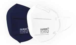 CARINE 10szt Maska półmaska filtrująca 5 warstwowa FFP2 NR CARINE FM002 NAVY Granatowa CRM-P200 kategoria III wg Reg 2016/245 TOW017609 - Maseczki ochronne i antywirusowe - miniaturka - grafika 1