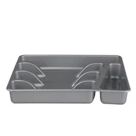 Akcesoria do sztućców - Altom WKŁAD DO SZUFLADY 34X26X4,5CM SREBRNY 5902443993138 - miniaturka - grafika 1