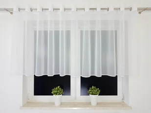 FIRANA GOTOWA WOAL NA PRZELOTKACH DO SALONU KUCHNI 400x110CM - Firany - miniaturka - grafika 1