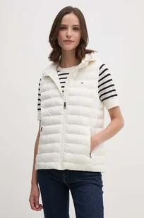 Tommy Hilfiger bezrękawnik damski kolor beżowy przejściowy - Kamizelki damskie - miniaturka - grafika 1