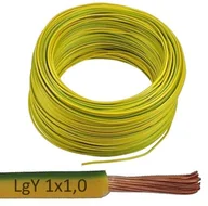 Pozostałe akcesoria sieciowe - ŻÓŁTO-ZIELONY ZAMEL Przewód Kabel LgY 1x1,0 300/500V - miniaturka - grafika 1
