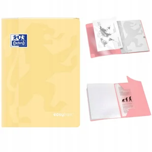 OXFORD ZESZYT ZESZYTY A4/60 KRATKA EASYBOOK, PASTELOWY ŻÓŁTY - Zeszyty szkolne - miniaturka - grafika 1