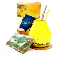 Yerba Mate - Taragui Zestaw Yerba Mate Naranja + Matero Luka + akcesoria 550 g - miniaturka - grafika 1