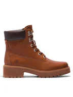 Botki damskie - Timberland Botki Carnaby Cool 6In TB0A5YWGF131 Brązowy - miniaturka - grafika 1