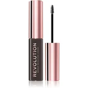 Akcesoria i kosmetyki do stylizacji brwi - Makeup Revolution Brow Fixer żel do brwi odcień Ash Brown 6 ml - miniaturka - grafika 1