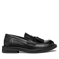 Półbuty damskie - Loafersy Geox D Serilda D46WYH 00043 C9999 Czarny - miniaturka - grafika 1