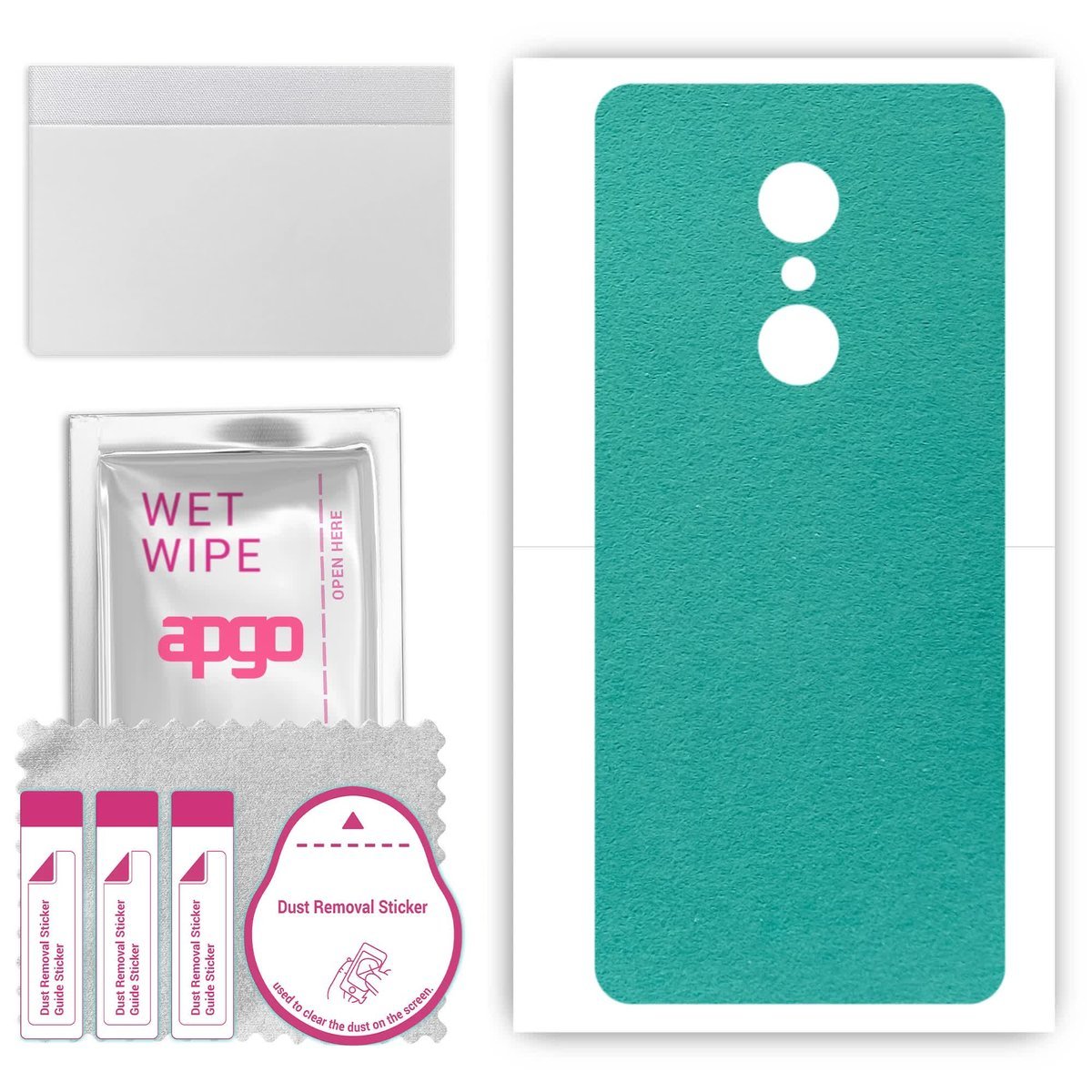 Folia naklejka skórka strukturalna na TYŁ Zamsz do Alcatel 3c - Zamsz Miętowy - apgo SKINS