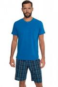 Piżamy męskie - Henderson Ethos 41294 niebieski piżama męska - miniaturka - grafika 1