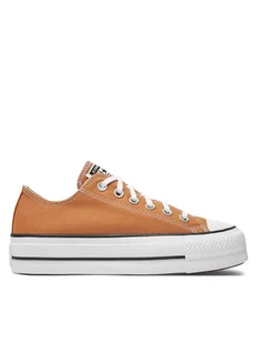 Converse Trampki Chuck Taylor All Star Lift Platform A11540C Pomarańczowy - Trampki damskie - miniaturka - grafika 1