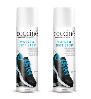 Środki do obuwia i ubrań - Zestaw 2x coccine water&dirt stop impregnat 250 ml - grafika 1