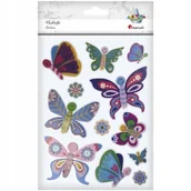 Zabawki kreatywne - naklejki foliowe 3d motyle - miniaturka - grafika 1