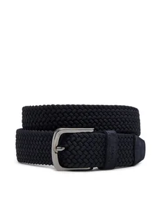 BOSS Pasek Męski 50537169 Granatowy - Paski - miniaturka - grafika 1