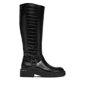 Kozaki damskie - Kozaki MEXX CEO-MI001804743W-01 Czarny - miniaturka - grafika 1