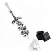 Wisiorki - Zawieszka Patriotyczna srebro pr. 925 Wisiorek Oksydowany SZCZERBIEC - miniaturka - grafika 1