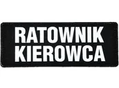 Odzież robocza - Emblemat Ratownik Kierowca Odblaskowy Na Rzepie 13 X 5 Cm - miniaturka - grafika 1