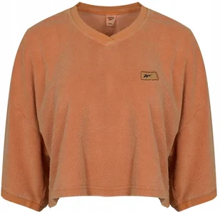 REEBOK - KOSZULKA DAMSKA CL RBK ND TERRY CROP HS4757 - Koszulki i topy damskie - miniaturka - grafika 1