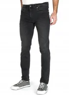 Spodnie męskie - Pepe Jeans Czarne Spodnie Jeansowe Męskie Długie 32/32 1Z1 - miniaturka - grafika 1
