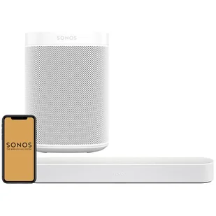 Sonos Beam + One Gen2 biały - Głośniki i kolumny - miniaturka - grafika 1