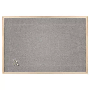 Tablica informacyjna, 60 x 80 cm, lniana, ZELLER - Tablice i flipcharty - miniaturka - grafika 1