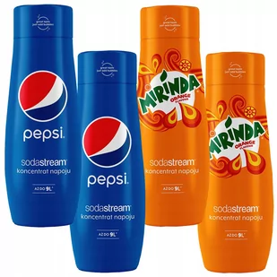 Syropy saturatora Sodastream 2x Pepsi 2x Mirinda - Syropy i koncentraty owocowe - miniaturka - grafika 1