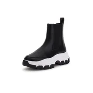 Botki damskie - Damskie Sztyblety GUESS BESONA FL8BEOELE12-BLACK – Czarny - miniaturka - grafika 1