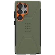Etui i futerały do telefonów - Etui UAG Civilian Pro do Samsung Galaxy S25 Ultra Zielono-pomarańczowy - miniaturka - grafika 1