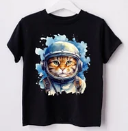 Koszulki dla chłopców - koszulka z astronautą dla chłopca DD37 - miniaturka - grafika 1