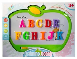 Askato Tablica magnetyczna z literkami - Tablice dla dzieci - miniaturka - grafika 1