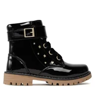 Buty dla dziewczynek - Botki Mayoral 44388 Czarny - miniaturka - grafika 1