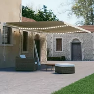 Markizy - VidaXL Lumarko Automatycznie zwijana markiza, LED i czujnik wiatru, 600x300 cm 3069612 VidaXL - miniaturka - grafika 1
