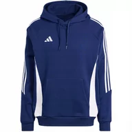 Bluzy męskie - Bluza męska adidas Tiro 24 Sweat Hooded niebieska IR7546 L - miniaturka - grafika 1