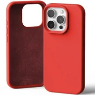Etui i futerały do telefonów - Etui MERCURY Silicone do Apple iPhone 16 Pro Czerwony - miniaturka - grafika 1