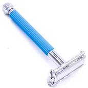 Maszynki do golenia i wkłady - Parker, Maszynka do golenia na żyletki TTO 29L, Niebieski - miniaturka - grafika 1