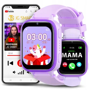 Smartwatch Dla Dziecka Dziecięcy Zegarek Telefon SIM Gry Nauka Aparat Bajki - Smartwatch - miniaturka - grafika 1