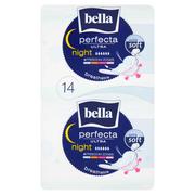 Bella Podpaski higieniczne Perfecta Ultra Night Extra Soft : Ilość sztuk - 14 szt. BE-013-MW14-025