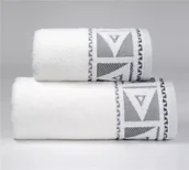 Ręczniki - Ręcznik Greno Yolo 70x130 Biały 450 g/m2 Premium - miniaturka - grafika 1