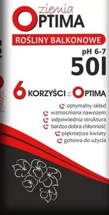 Ziemia OPTIMA do roślin balkonowych 50L BIOVITA - Ziemia ogrodowa - miniaturka - grafika 1