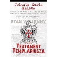 Kryminały - Psychoskok Testament Templariusza - Jolanta Maria Kaleta - miniaturka - grafika 1