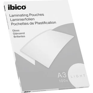 ibico Ibico foliami do laminowania do prezentacji, 100 sztuk, błyszczący, przezroczysty 5101212 - Folie do laminatora - miniaturka - grafika 1